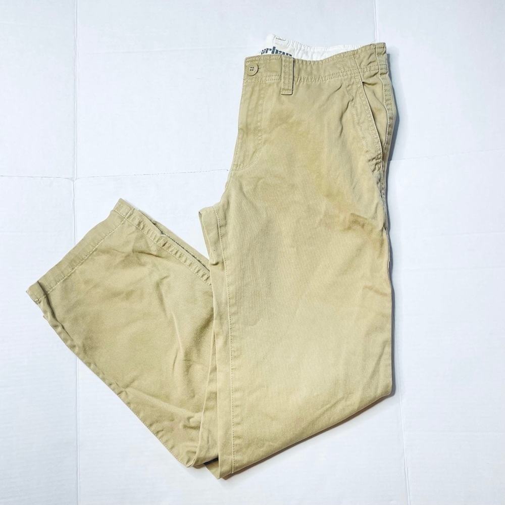 Urban Pipeline Men’s Khaki Tan Flat Front Straight Leg Chino Pants Size 30x32